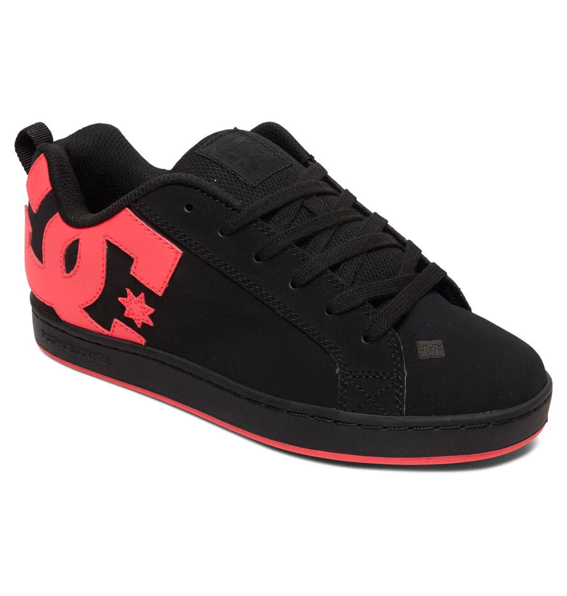DC COURT GRAFFIK BLACK/HOT PINK