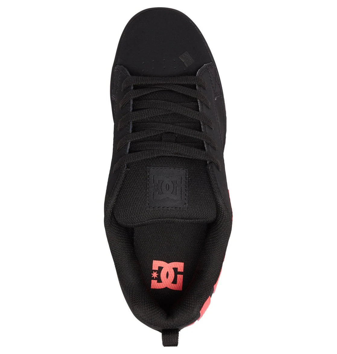 DC COURT GRAFFIK BLACK/HOT PINK
