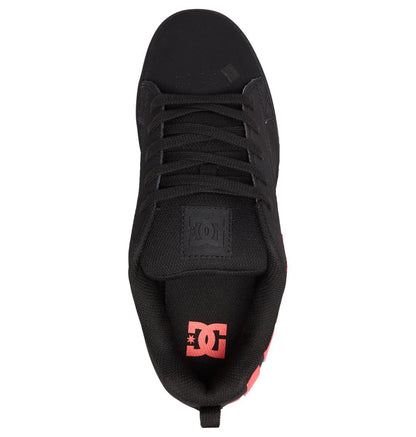 DC COURT GRAFFIK BLACK/HOT PINK