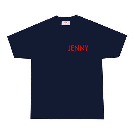 JENNY CLASSIC SNEK TEE NAVY RED