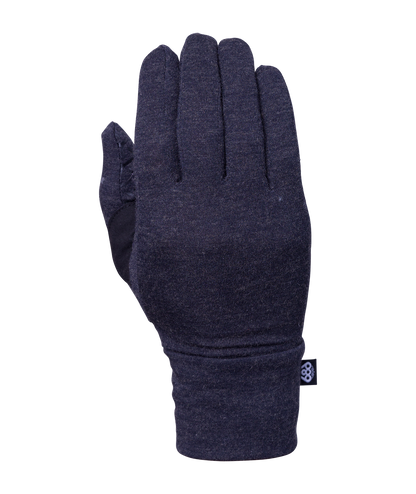 686 MERINO GLOVE LINER BLACK HEATHER 2025