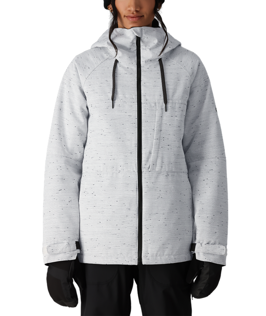 686 ATHENA INSULATED JACKET WHITE SLUB 2025