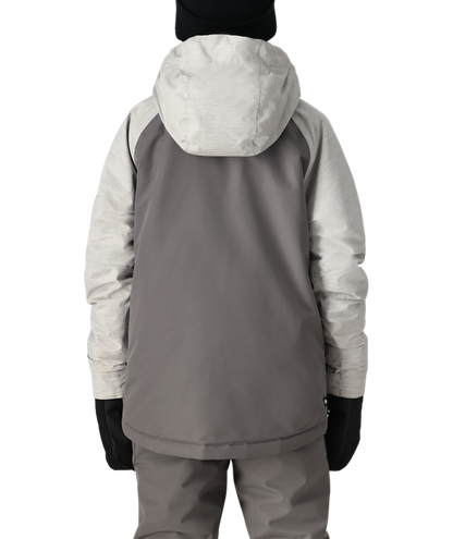 686 GEO INSULATED JACKET WHITE HEATHER COLORBLOCK 2025