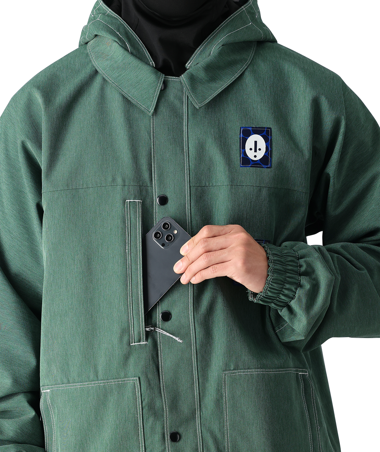 686 DOJO SHELL JACKET FOREST GREEN DENIM 2025