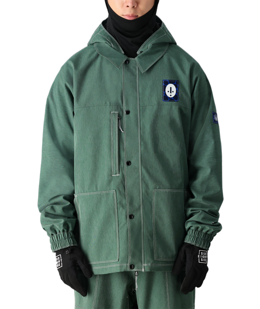 686 DOJO SHELL JACKET FOREST GREEN DENIM 2025