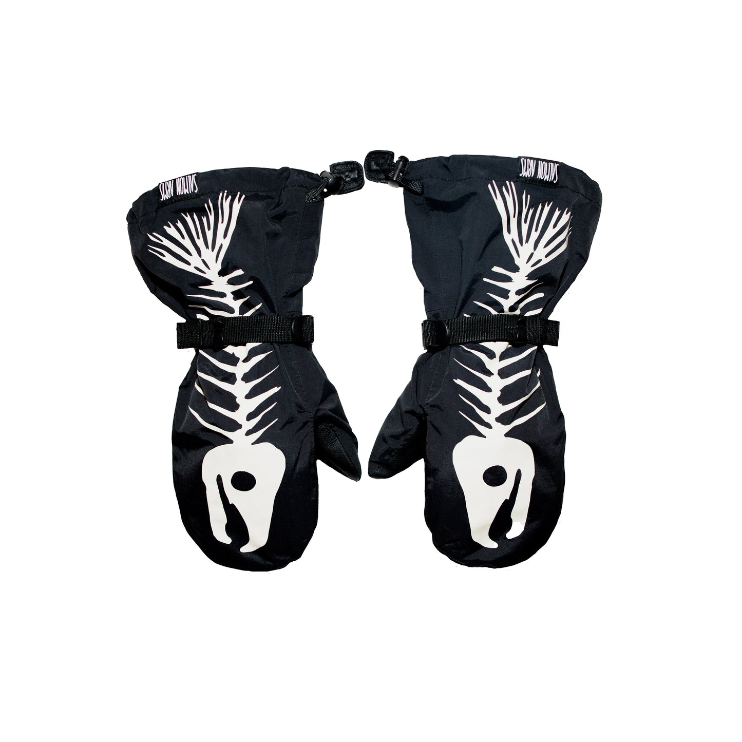 SALMON ARMS OVERMITT 2 BONES BLACK/WHITE