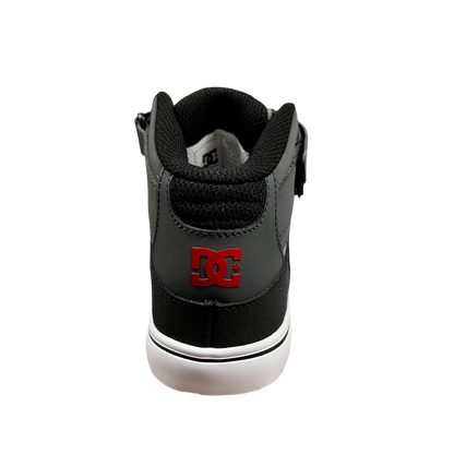 DC PURE HI TOP EV GREY/BLACK/RED