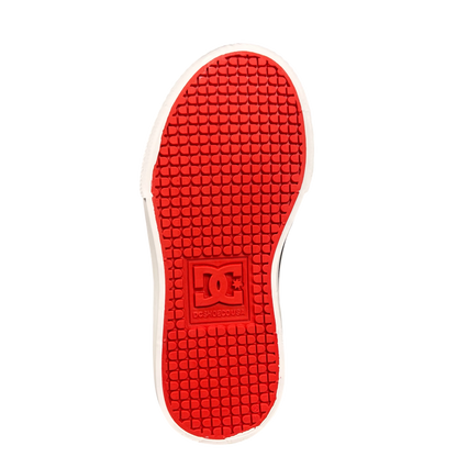 DC PURE HI TOP EV GREY/BLACK/RED