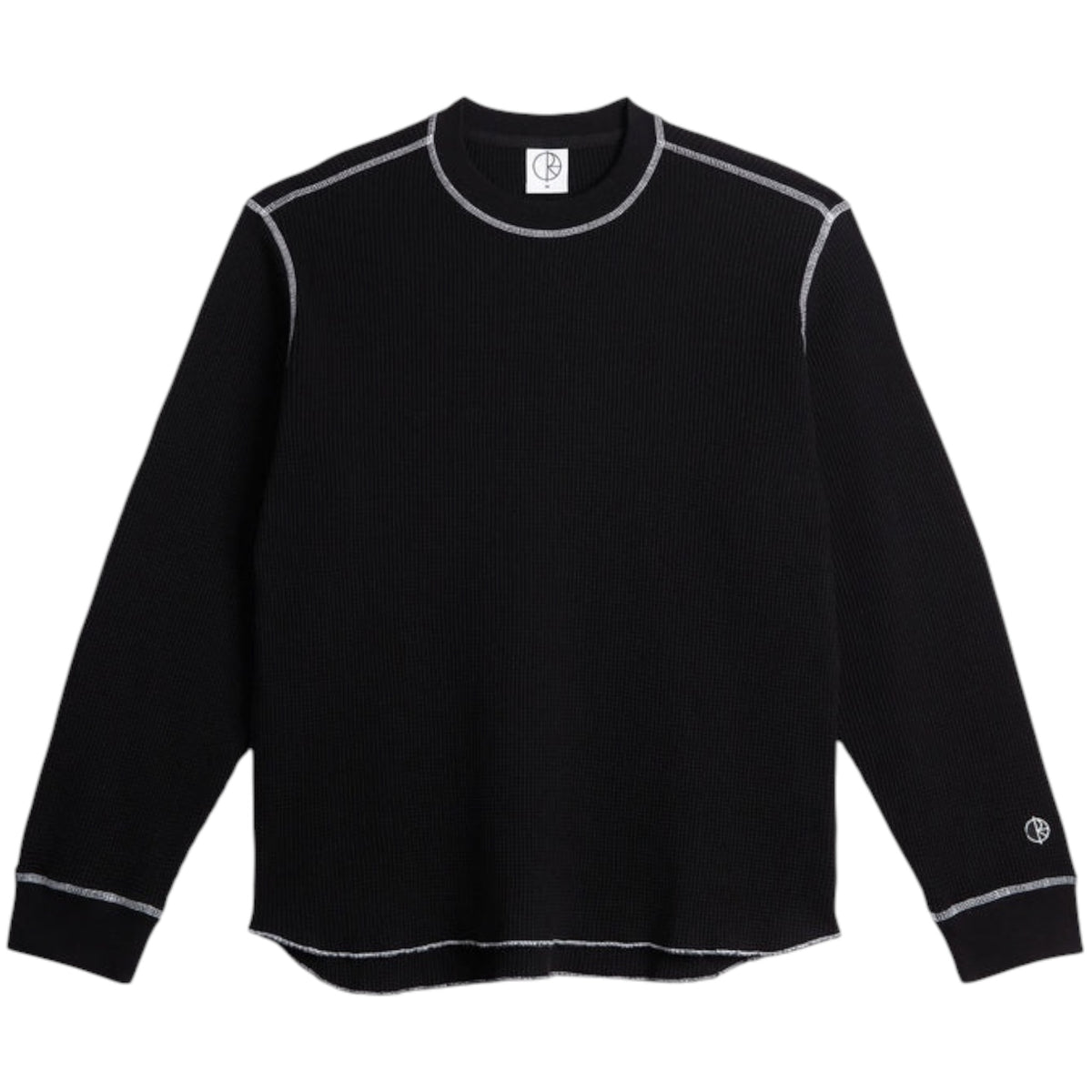 POLAR DYLAN LS TEE BLACK WHITE