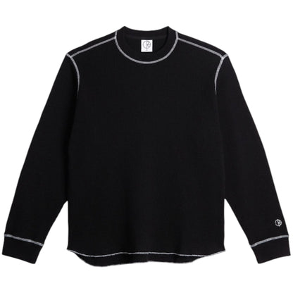 POLAR DYLAN LS TEE BLACK WHITE