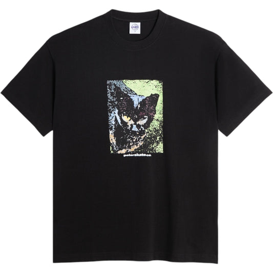 POLAR CAT TEE BLACK
