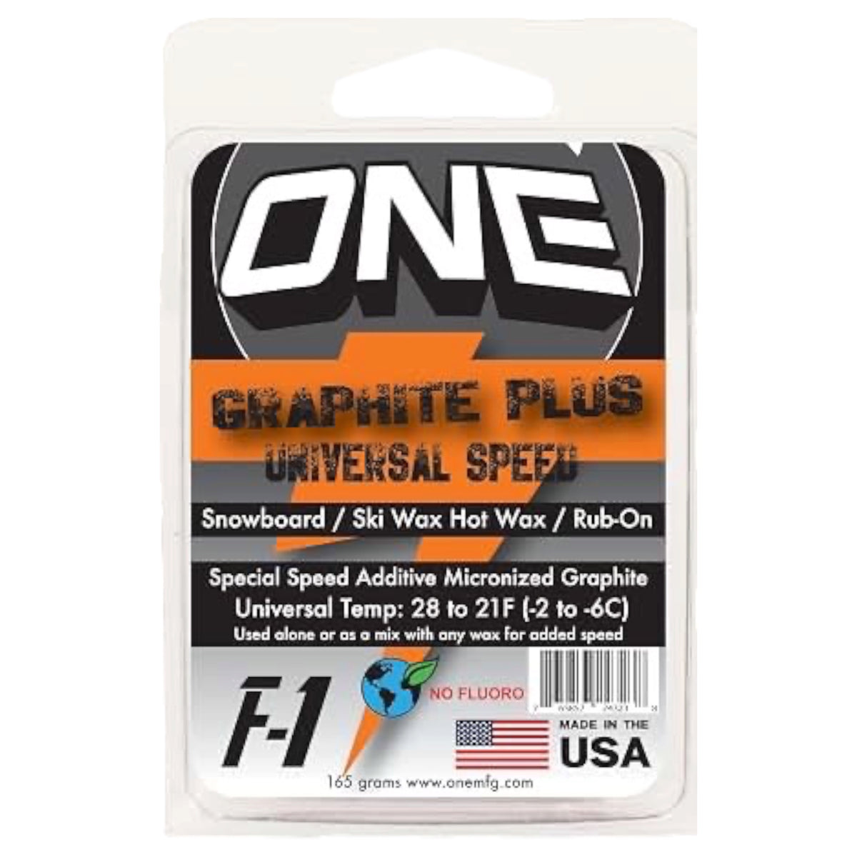 ONE F-1 GRAPHITE PLUS 165G ALL TEMPERATURE WAX