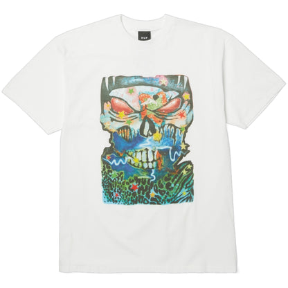 HUF MIA SKULL TEE WHITE