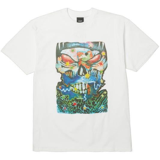 HUF MIA SKULL TEE WHITE