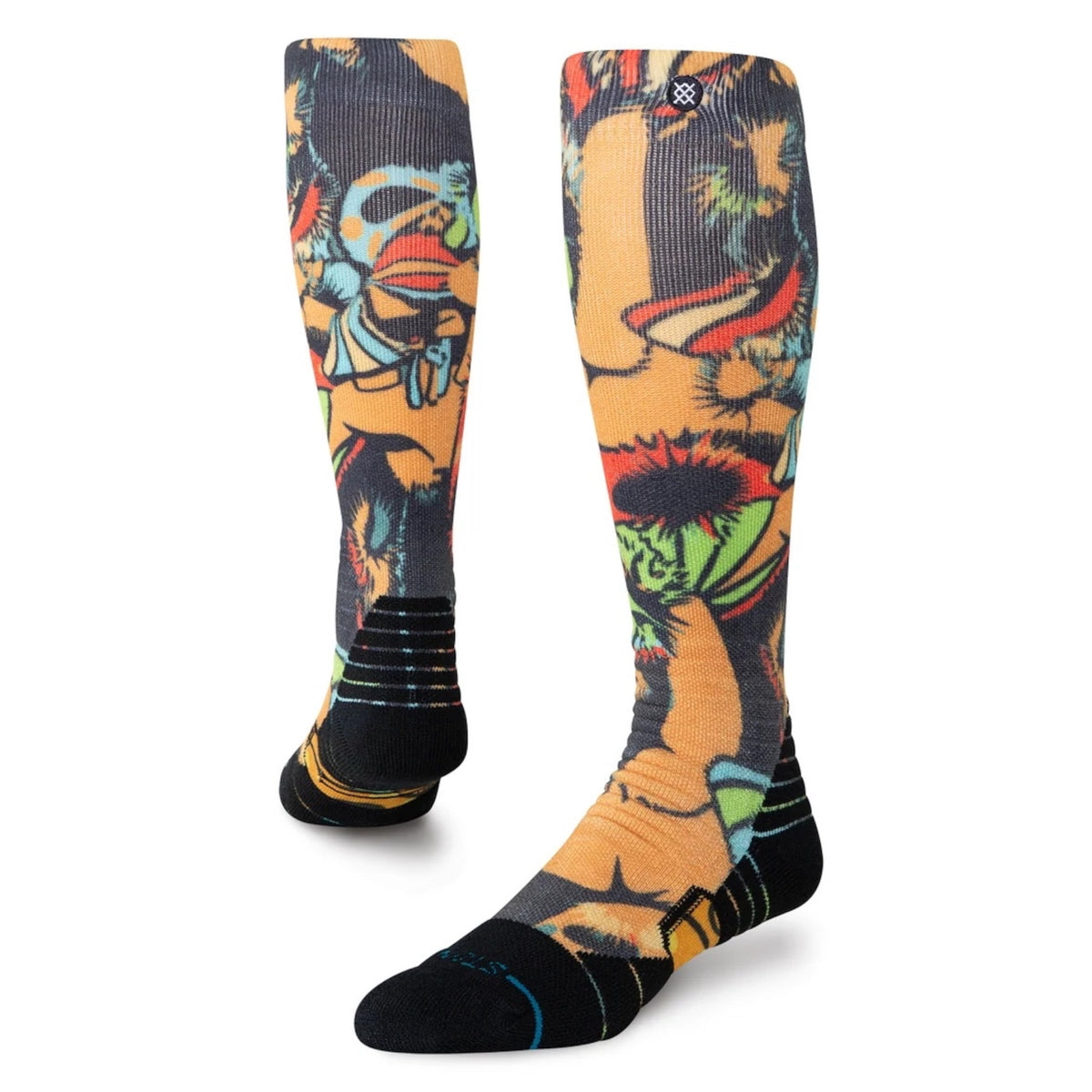 STANCE MUSHIES SNOW SOCK BLACK