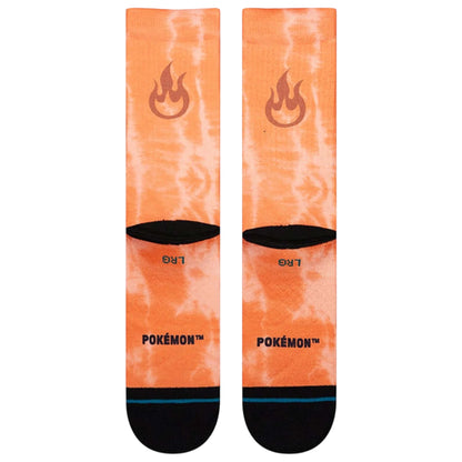 STANCE CHARIZARD AOP CREW ORANGE