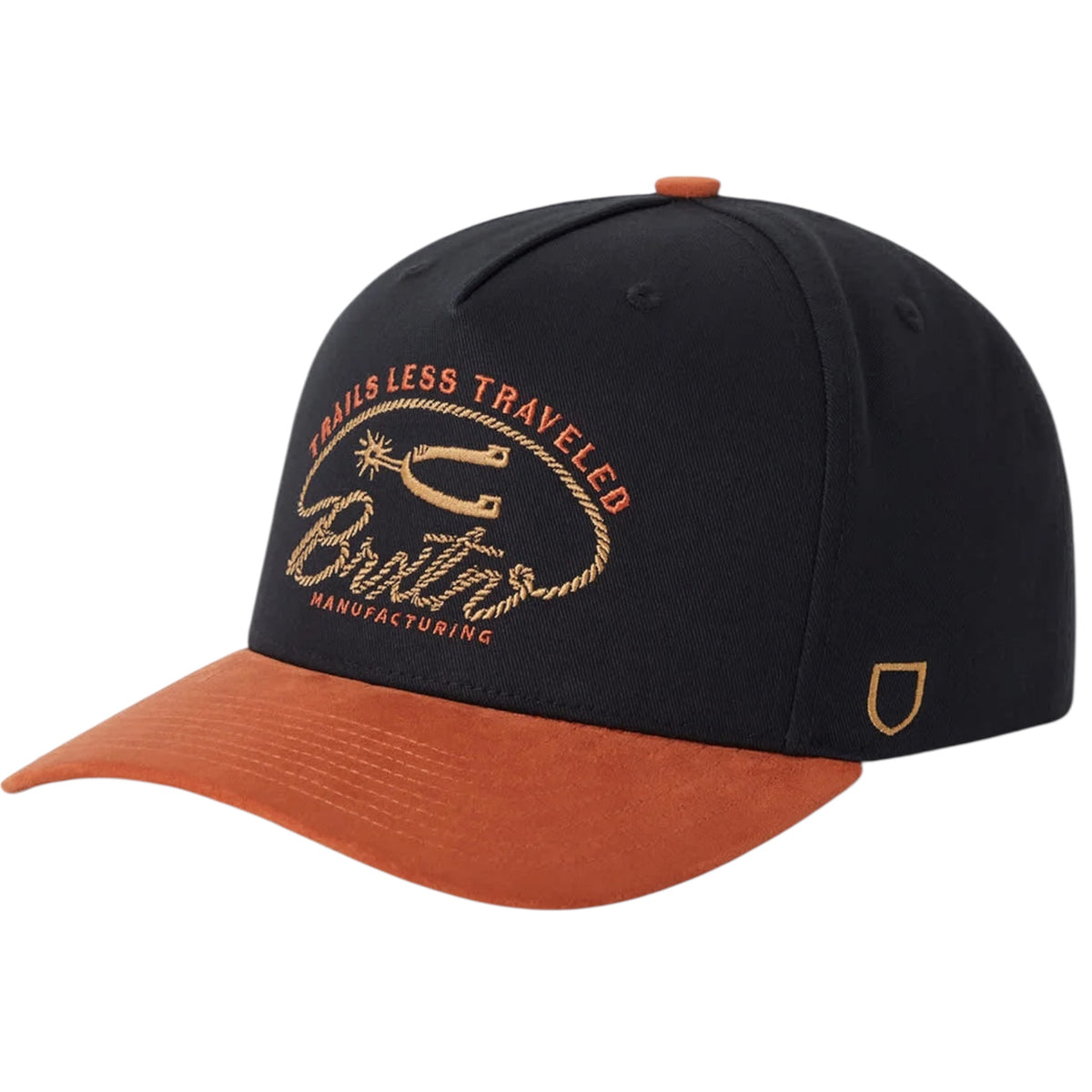 BRIXTON TRAILS SNAPBACK BLACK RED EARTH