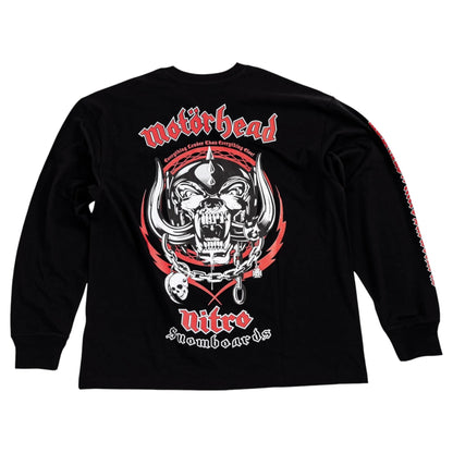 NITRO X MOTORHEAD LONGSLEEVE TEE BLACK