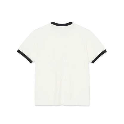 POLAR RINGER TEE CLOUD WHITE/NAVY