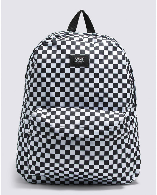 VANS OLD SKOOL CHECK BACKPACK BLACK/WHITE