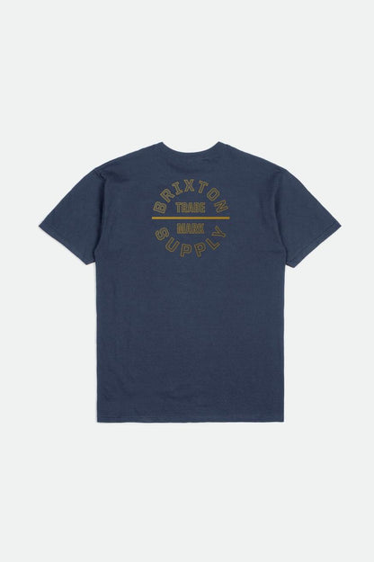 BRIXTON OATH V SST WASHED NAVY/GOLD/CHARCOAL