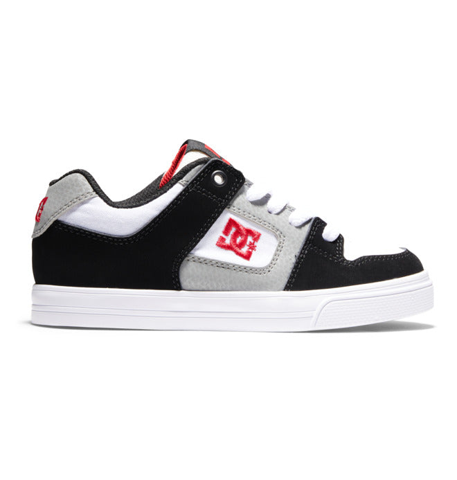 DC KIDS PURE WBD WHITE/BLACK/RED