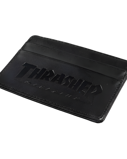 THRASHER CARD WALLET BLACK