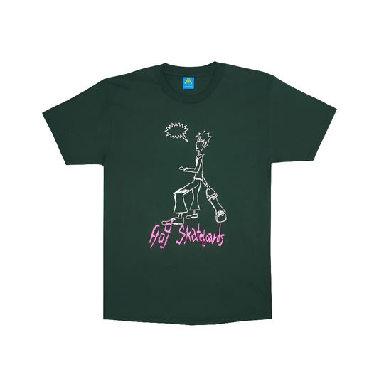 FROG SKATER TEE GREEN