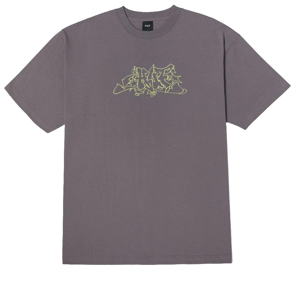 HUF OUTLINES TEE LIGHT PLUM