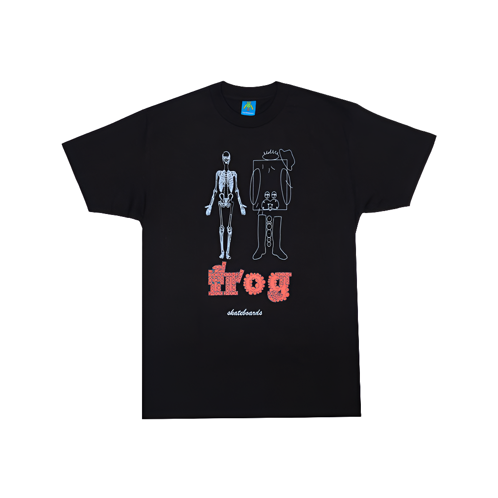 FROG VECTOR WORLD TEE BLACK