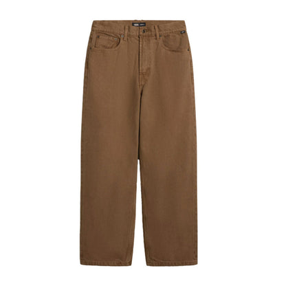 VANS CHECK-5 BAGGY DENIM PANTS SEPIA