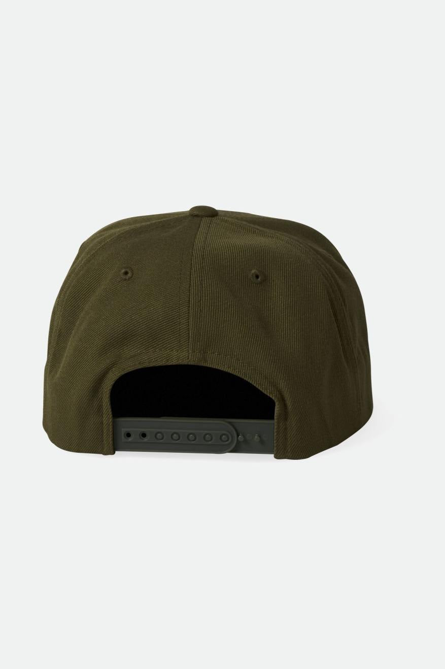 BRIXTON OATH III SNAPBACK OLIVE SURPLUS/WHITECAP