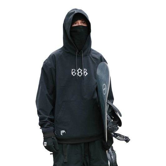 686 WATERPROOF TEAM HOODIE BLACK