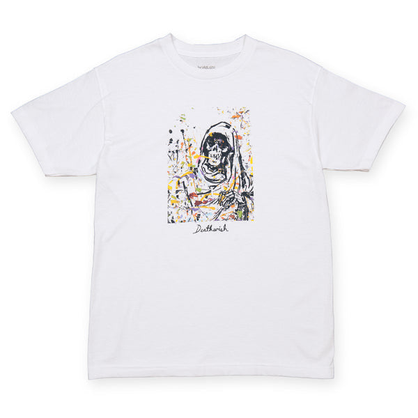 DEATHWISH ALWAYS GO TEE WHITE