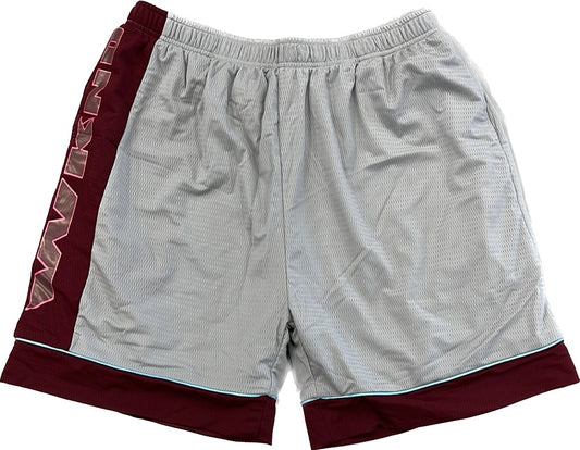 WKND 44 SHORTS GREY/BURGUNDY