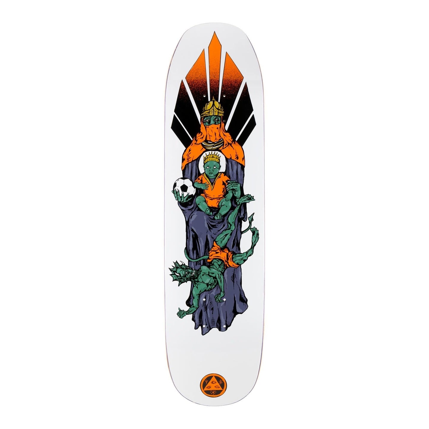 BIENVENUE FUTBOL SUR SON OF MOONTRIMMER DECK 8.25 BLANC