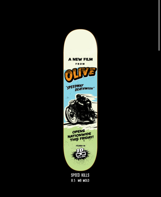 OLIVE SPEED KILLS 8.5”