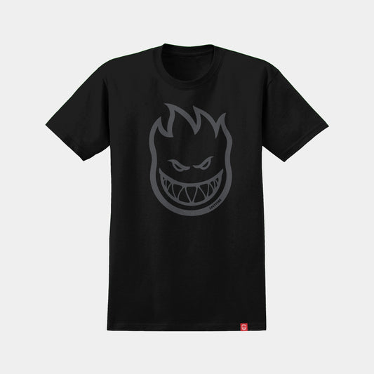 SPITFIRE BIGHEAD TEE BLACK/GREY