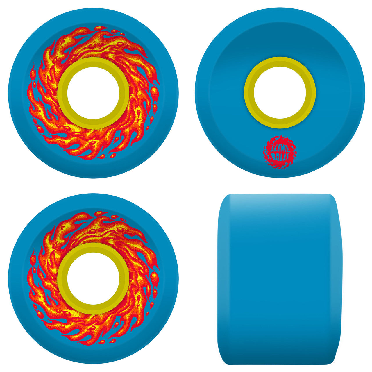 SLIME BALLS OG SLIME FLAME 78A WHEELS BLUE