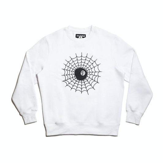 PISS DRUNX LOTTIES CREWNECK BLANC