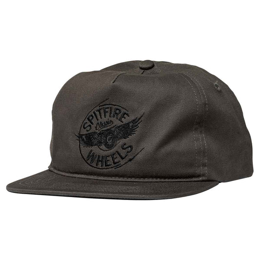 SPITFIRE FLYING CLASSIC SNAPBACK CHAPEAU CHARBON