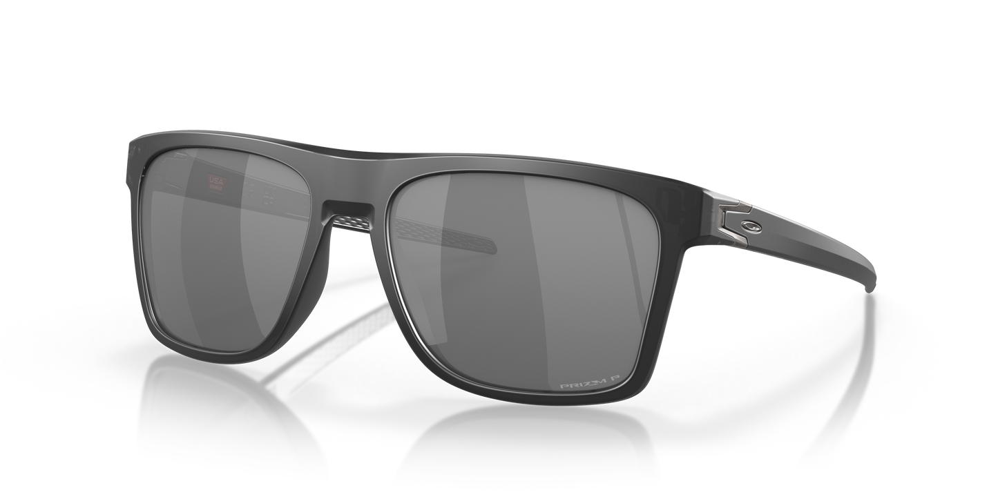 OKALEY LEFFINGWELL MATTE BLACK INK PRIZM BLACK POLARIZED