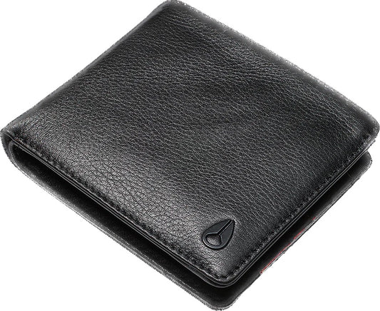 NIXON PASS LEATHER COIN WALLET BLACK