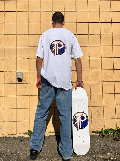 PRAIRIE CLASSIC P LOGO WHITE TEE