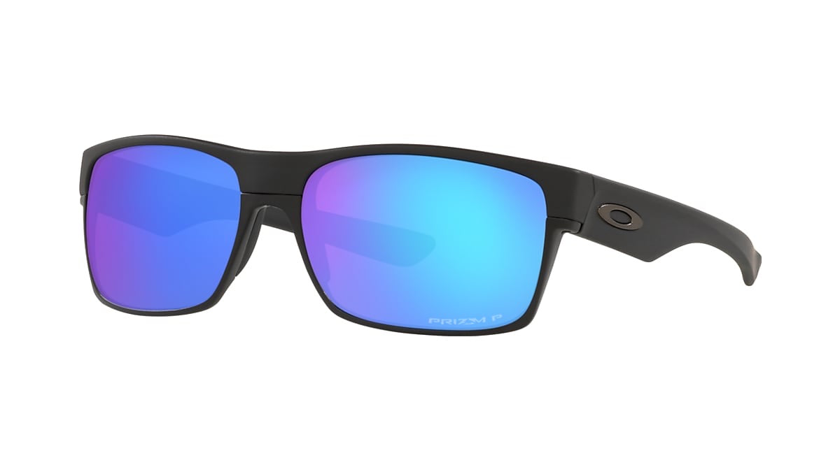 OAKLEY TWOFACE MATTE BLACK PRIZM SAPPHIRE POLARIZED