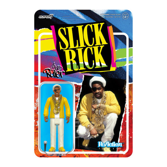 FIGURINE DE RÉACTION SUPER7 SLICK RICK LA RÈGLE