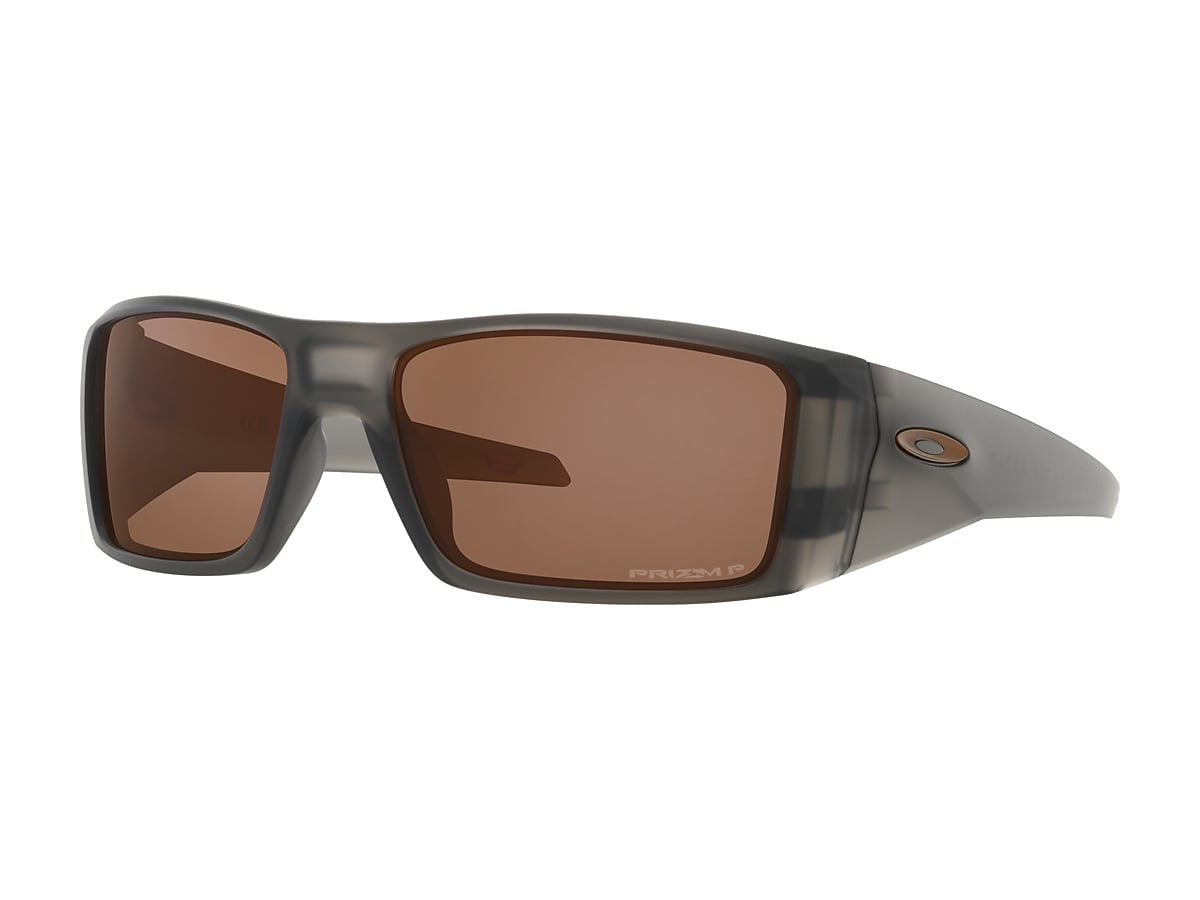 OAKLEY HELIOSTAT MATTE GREY SMOKE PRIZM TUNGSTEN POLARIZED