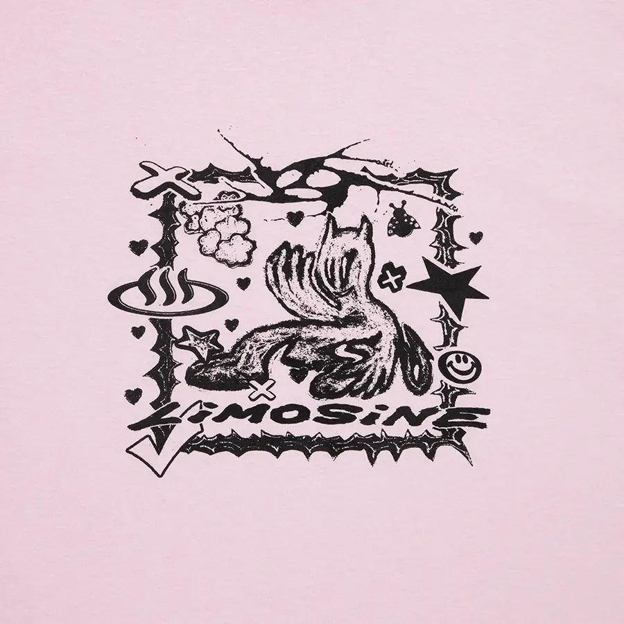 LIMOSINE GOONIE TEE PINK