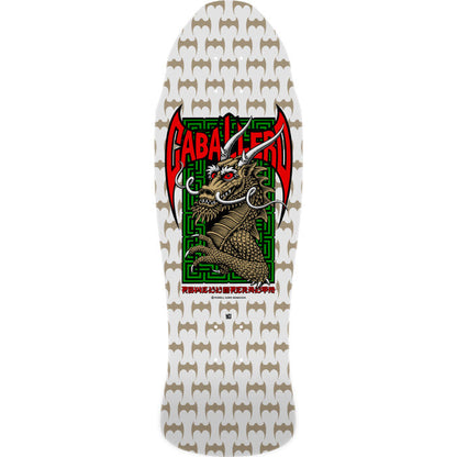 POWELL PERALTA CAB STREET SPOON NOSE DECK WHITE GOLD 9.625