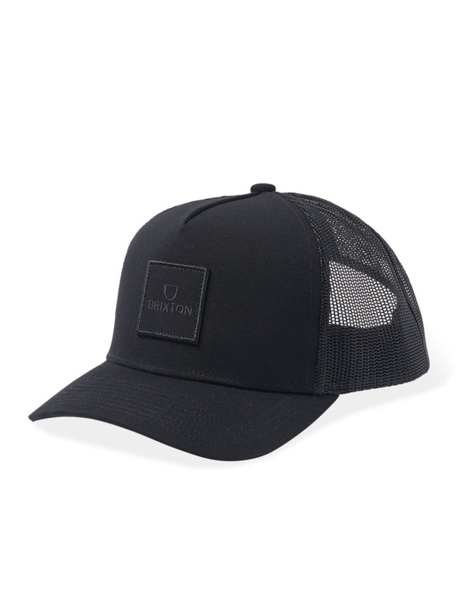 CASQUETTE DE CAMION BRIXTON ALPHA BLOCK XC MP NOIR/NOIR